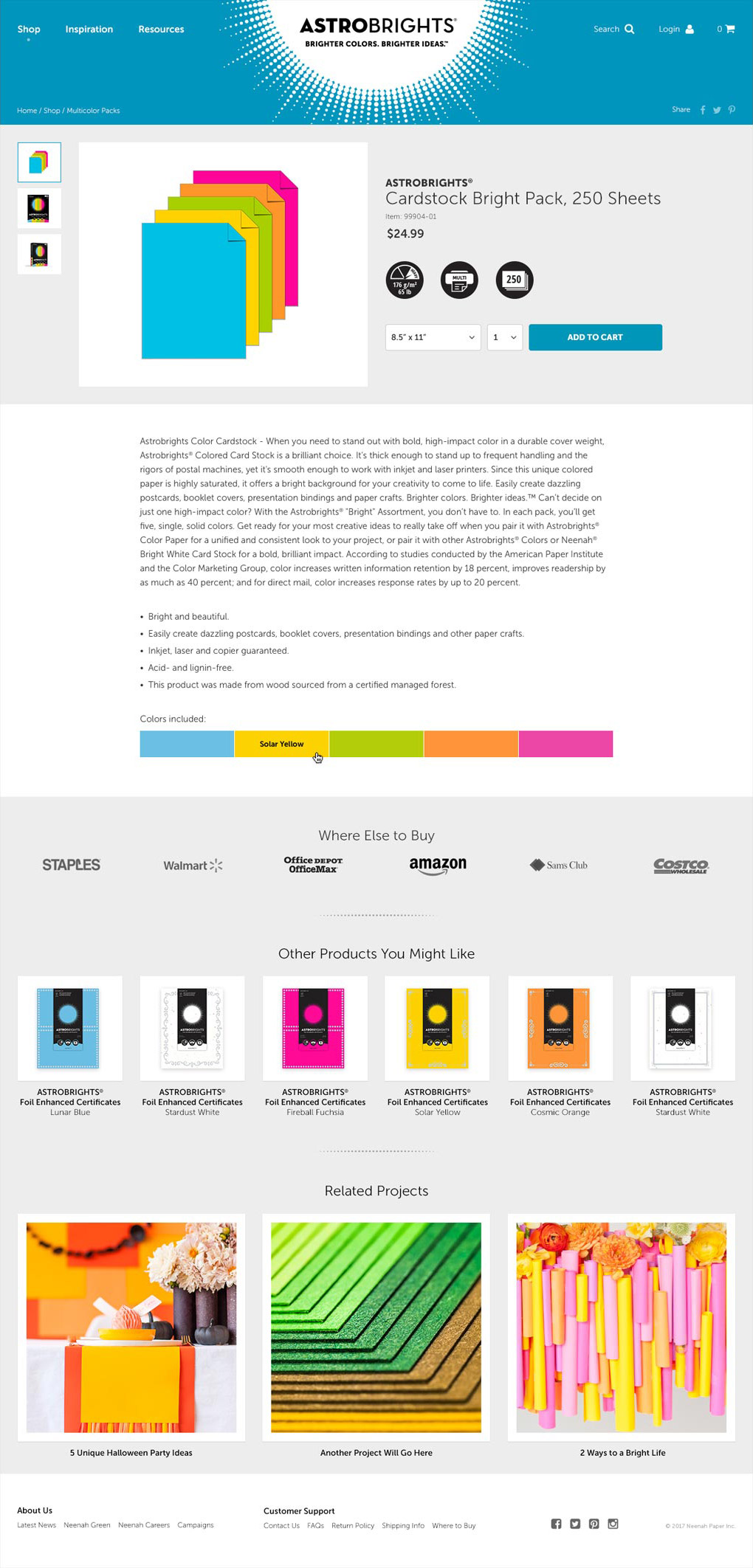 Astrobrights Internal Layout